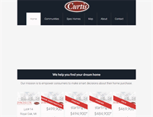 Tablet Screenshot of curtisbuilding.com